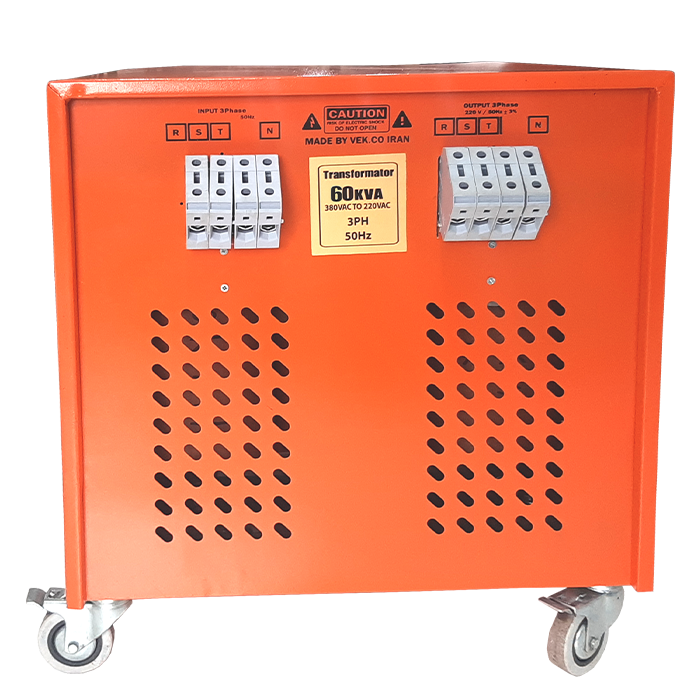 ترانس ایزوله 3ph to 3ph) 60kva 270a) ,ترانس ایزوله,ترانس سه فاز